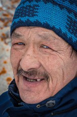 Oqaatsut: Seit Jahrzehnten fischt der 54-Jährige Steen Gabrielsen in westgrönländischen Gewässern, züchtet Schlittenhunde und repariert Netze.