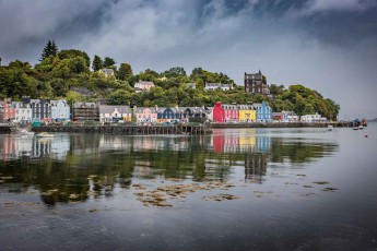 Blick über Tobermory, Isle of Mull.