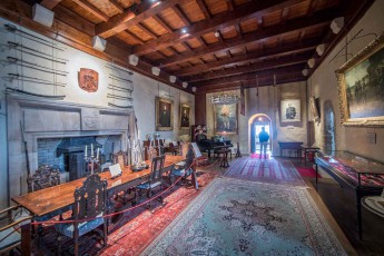 Im Innern von Duart Castle, Isle of Mull.