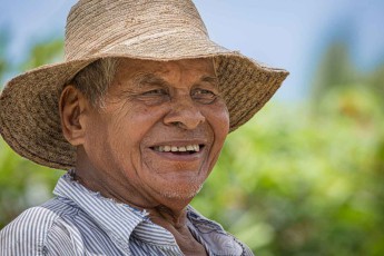Ein 'Campesino' (lokaler Farmer) wie aus dem Bilderbuch: Genaro Hernandez, 84 Jahre alt, lebt seit den frühen Sechzigerjahren nahe dem Camino Real, mitten im Chagres-Nationalpark.